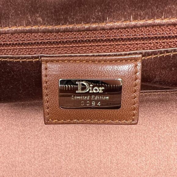 Rare Dior 2005 Galliano Embroidered Satin Floral Bag Limited Edition - Picture 2 of 10